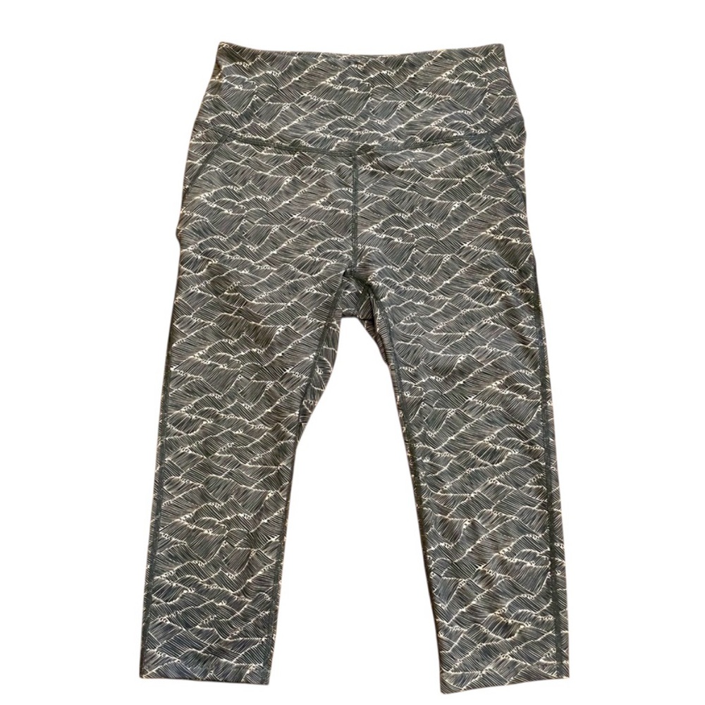 Vuori Pace High Rise Blue Wave Leggings